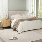 SUNWAVE Fluted Nightstand Set of 2, Modern Night Stands - Image 2