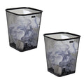 Mind Reader Mesh Trash Can, Waste Paper Basket, Metal Mesh, 9.75"L x 9.75"W x by MindReader