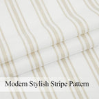 ZJDECOR Cotton Blended Tier Cafe Curtains - Image 5