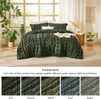 Bedsure Tufted Boho Comforter Set Oversized King - Image 9