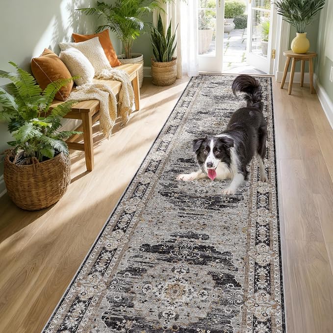 2x10 Washable Hallway Runner Rug by Puino