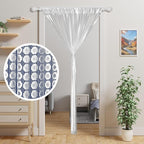 Vintage Copper Coin Pattern Door Curtain - Image 2