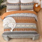 WONGS BEDDING Boho Quilt Set Full, Ultra Soft Lightweight Bedspread - Image 3