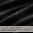 Black 80 Inch Pinch Pleated 100% Blackout Curtains - Image 3