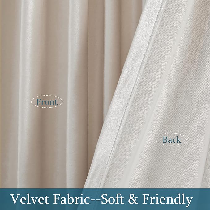 PRIMROSE Cream Ivory Curtains 63 inch - Image 5