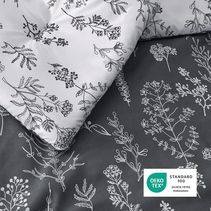 Bedsure Charcoal King Comforter Set - Image 5