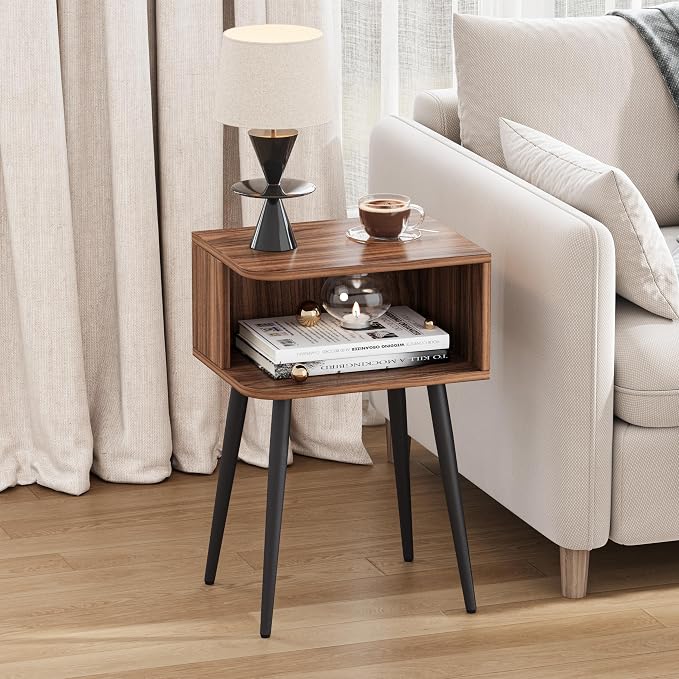 Nightstand Set of 2, Small Bed Side Table - Image 4