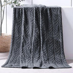 Whale Flotilla Soft Flannel Fleece Throw Blanket - Image 2