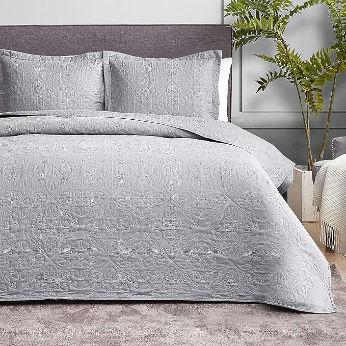 Hansleep Grey Quilt King Size by Hansleep