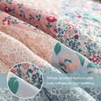 Etwel Lightweight Patchwork Queen Size Quilt Set - Image 3