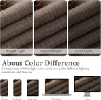 Dark Brown 108 Inch Extra Long Floor to Length Curtains 2 Panels - Image 10