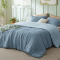 Bedsure King Comforter Set, Mineral Blue Soft Prewashed Bedding by Unknown