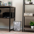 Mind Reader Mesh Trash Can, Square Wastebasket - Image 2