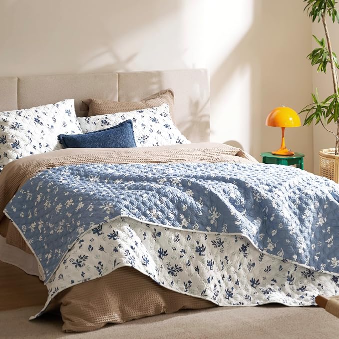 Bedsure Floral Quilt Twin Size - Image 6