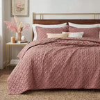 Bedsure Queen Size Quilt, Lightweight Comforter Set, Basket Weave, All-Season by Unknown