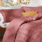 Bedsure Tufted Boho Comforter Set Twin Size - Image 4