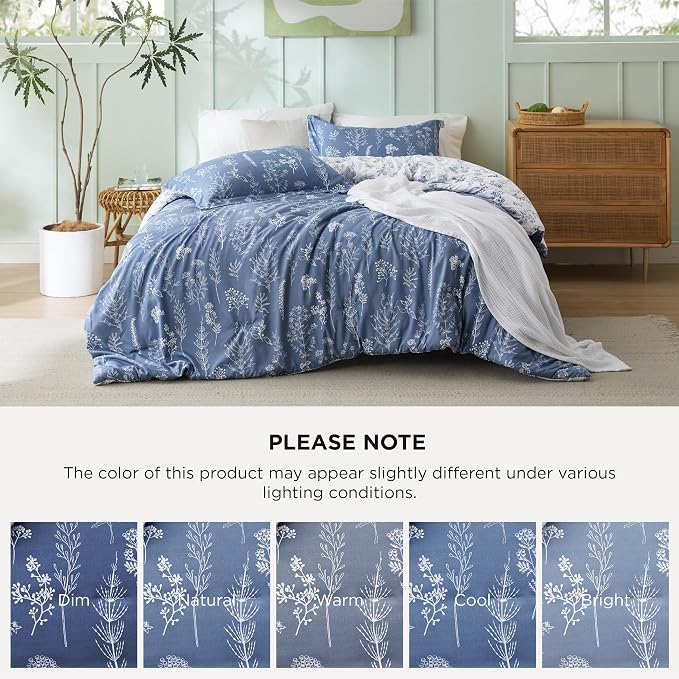 Bedsure Infinity Blue Full Comforter Set - Image 8