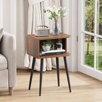 Nightstand Set of 2, Small Bed Side Table - Image 7