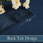 RYB HOME Velvet Room Darkening Curtains - Image 4