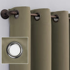 Sun Zero Nordic 2-pack Theater Grade Extreme 100% Blackout Grommet Curtain - Image 3