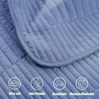 Whale Flotilla Ultra Soft Cal King Quilt Bedding Set, Lightweight - Image 7