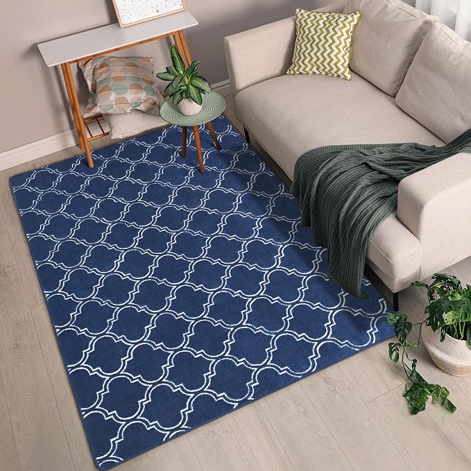 Chicrug 3x5 Shag Geometric Modern Area Rug - Image 3