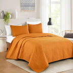 Chezmoi Collection Austin Queen Oversized Bedspread Set, 3-Piece Pinsonic by ChezmoiCollection