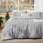 Bedsure Tufted Boho Comforter Set Twin Size by Unknown