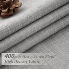 Extra Long 120 Inch Blackout High Ceiling Curtains - Image 2
