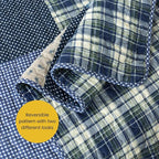 SLPR - Blue Symphony Cotton Quilt Set, Patchwork Bedding, Twin - Image 5