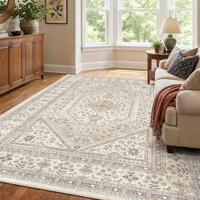 7x10 Washable Area Rug for Living Room by Puino