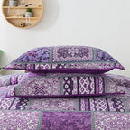 Etwel Cotton Patchwork Queen Size Quilt Set - Image 6