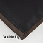 100% Blackout Curtains 40 x 63 Inch/Chocolate Brown Curtains 2 Panels - Image 5