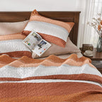 King Size Quilt Set Orange - Image 6