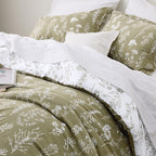 Bedsure Olive Green Full Comforter Set - Image 3