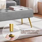 Yaheetech 45in Velvet Bench Seat - Image 8