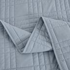 Chezmoi Collection Kingston Queen Size Bedspread Set, 3-Piece Cool Gray - Image 7