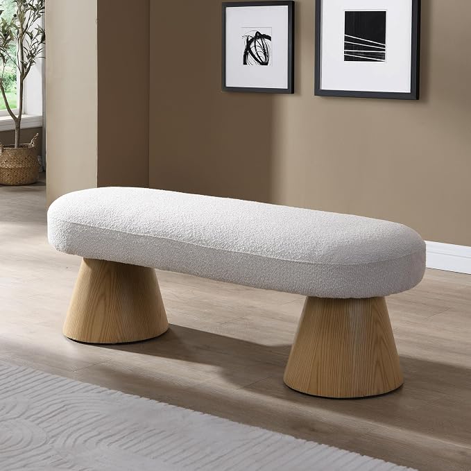 LUMISOL Upholstered End of Bed Bench, Dining Bench - Image 3