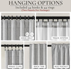Extra Wide 60 Inch Blackout Curtains 96 Inches Long - Image 3