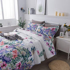 Queen Quilt Set 3-Piece Bedspread Quilted Oversized Lightweight Microfiber - Image 2
