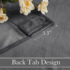 RYB HOME Velvet Room Darkening Curtains - Image 4