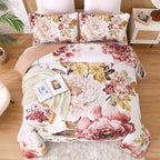 WONGS BEDDING Quilt Queen Size, Soft Microfiber Lightweight Farmhouse Bed Cover - Image 2
