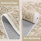 Macgace Washable Vintage Area Rug - Image 5
