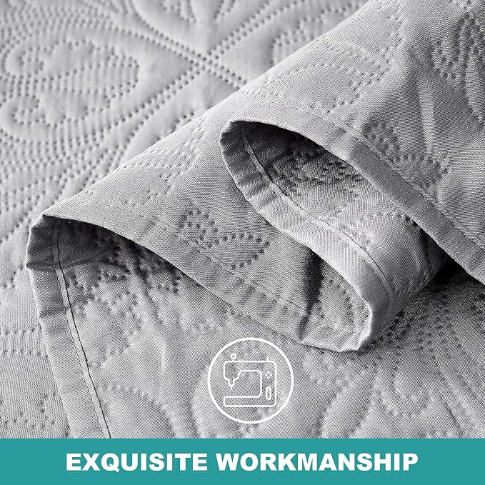 Hansleep Grey Quilt King Size - Image 5