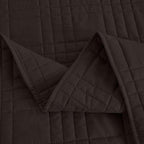 Chezmoi Collection Kingston Queen Size Bedspread Set, 3-Piece Brown Oversized - Image 8