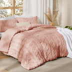 Bedsure Tufted Boho Comforter Set Queen Size - Image 2