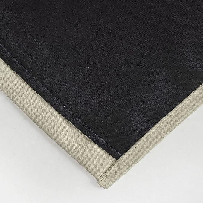 Total Blackout Light Beige Curtains - Image 9