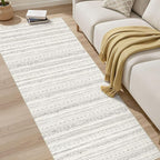 cotiled Hallway 2.6x8 Runner Rugs Washable Boho Rug Brown | Stain Resistan - Image 6