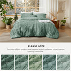 Bedsure Tufted Boho Comforter Set Queen Size - Image 9