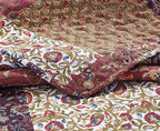 SLPR - Red Riches Patchwork Quilt Set, Fall Bedding, King - Image 3